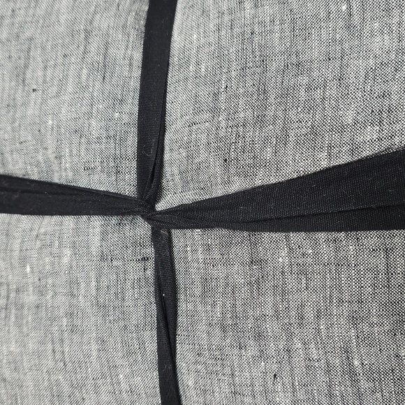 ❤️BUY 2 GET 1 FREE  West Elf European Flax Linen Duvet Cover Color,Slate Melange - Picture 4 of 7